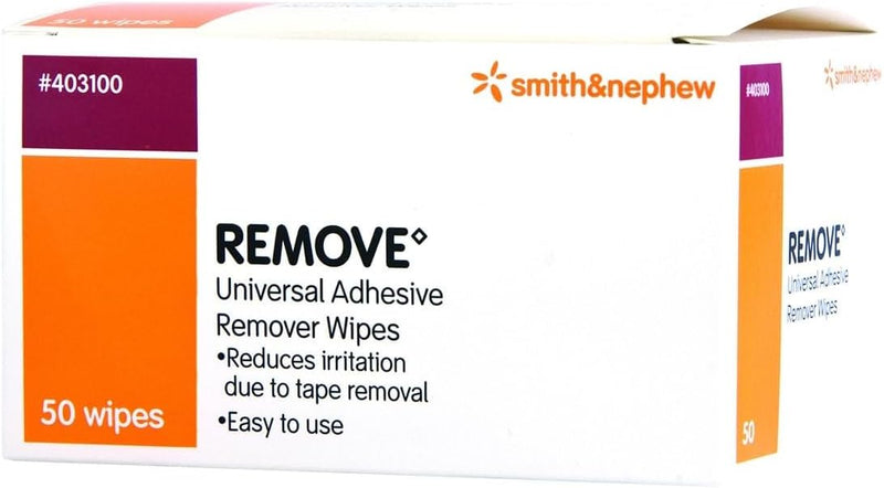 Smith & Nephew Uni-Solve Adhesive Remover Wipes - 50 wipes