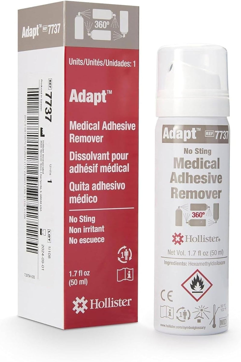 Hollister 7737 Adapt Medical Adhesive Remover Spray, 1.7 oz.